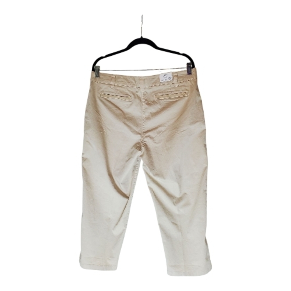 Crown & Ivy Women's Khaki Cropped Pants Size 12 Petite - Picture 5 of 6